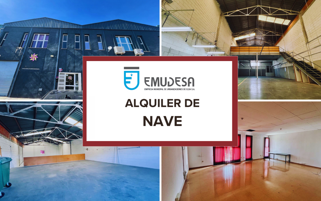 Emudesa pone en alquier una nave en el Vivero de Empresas de Elda